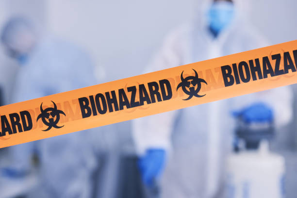 Professional Drug Lab Cleanup technician working in Wrightstown, NJ